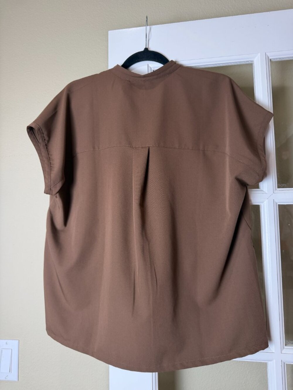 MANDALA Scrubs Set Top & Pants Chocolate Brown Size S / XS - Picture 8 of 11